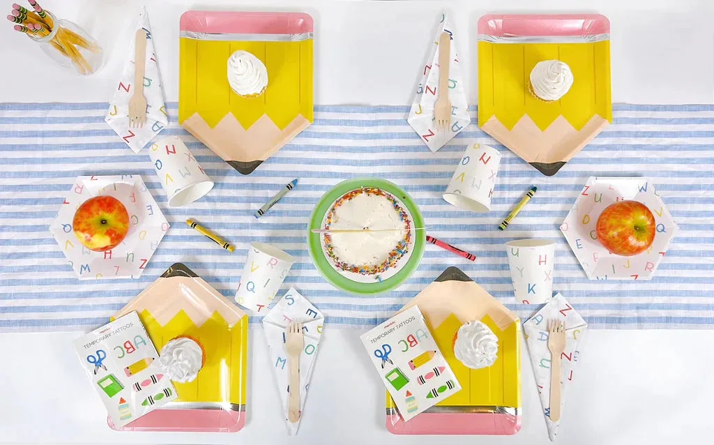 Back to School ABCs Dessert Plates 12ct