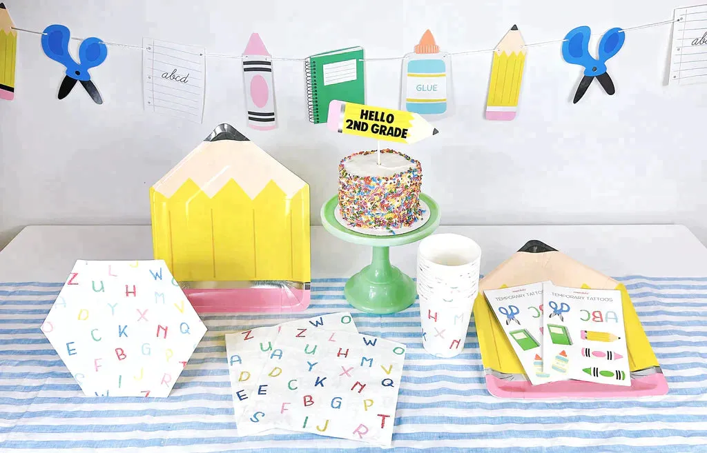 Back to School Temporary Tattoo Sheets 2ct