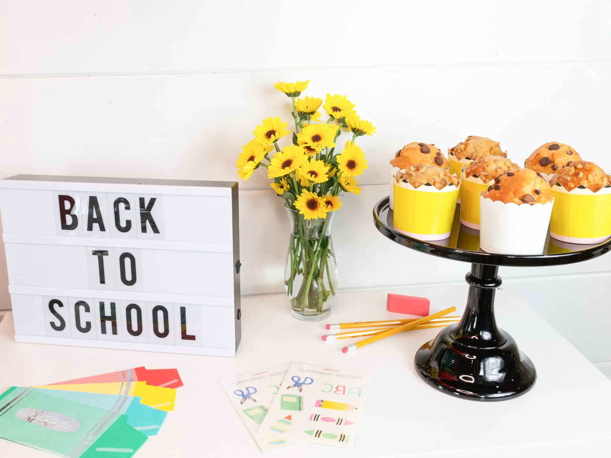 Back to School Temporary Tattoo Sheets 2ct