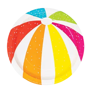 Beach Ball Dessert Plates 8ct