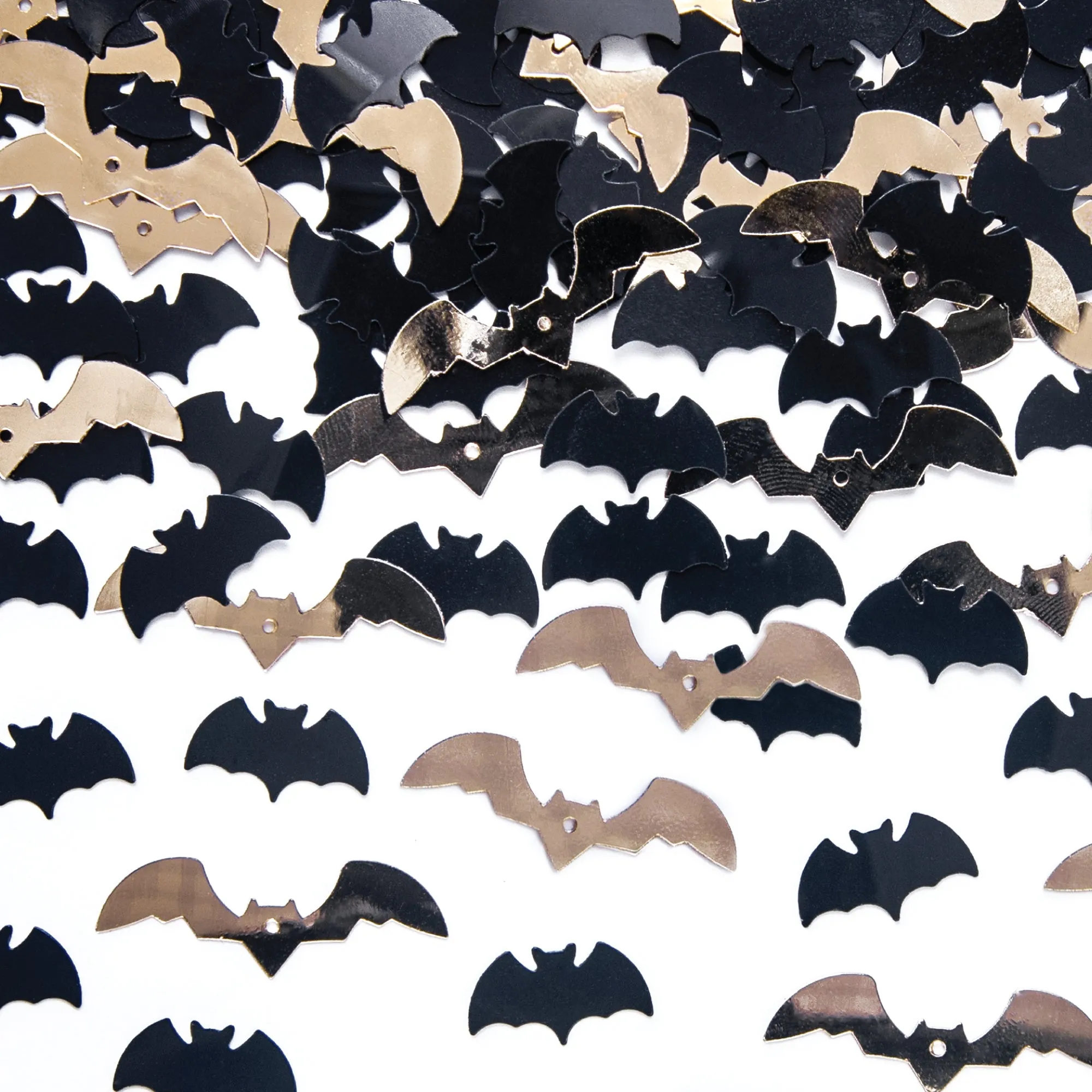Black & Gold Bat Confetti