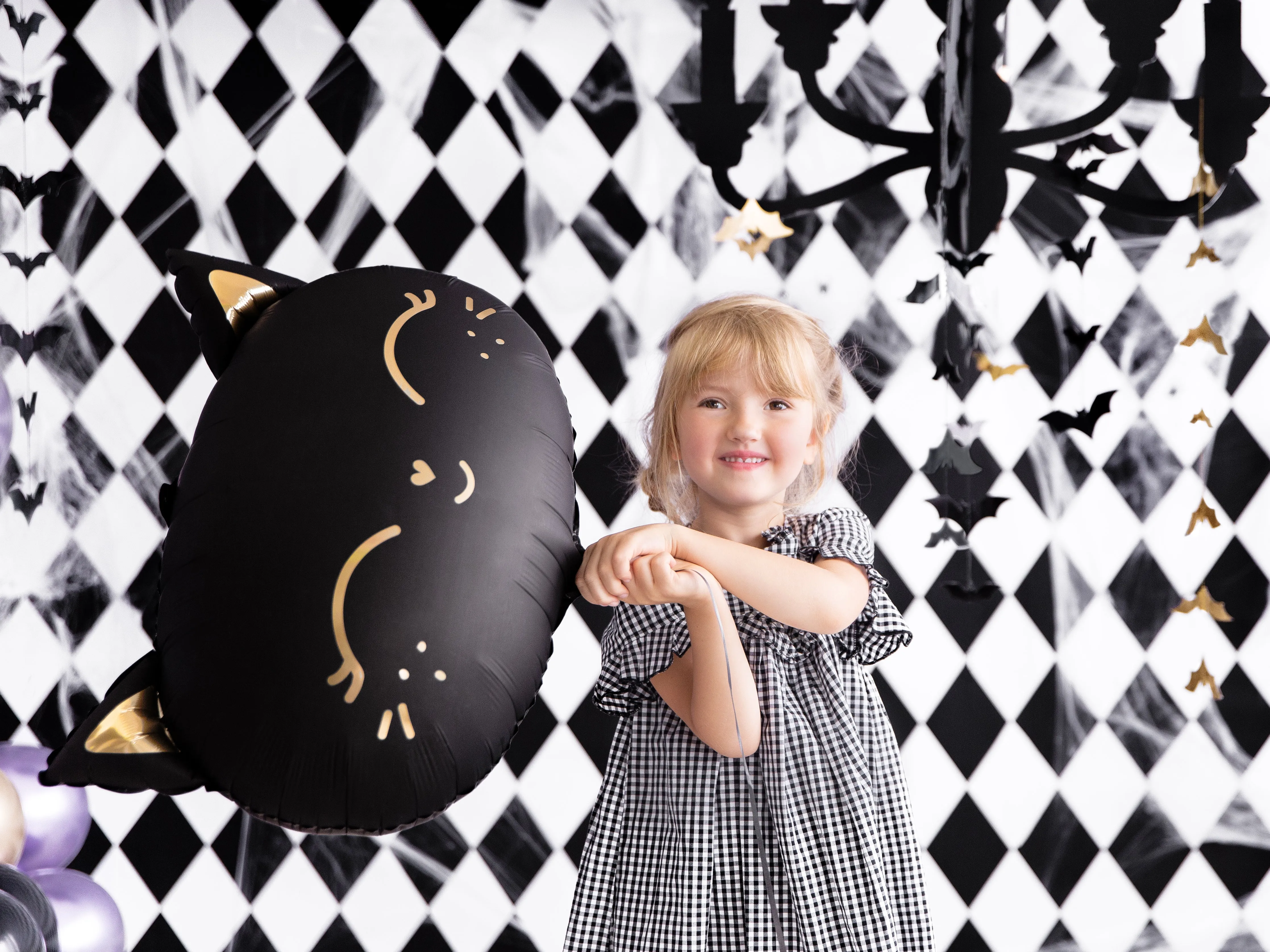 Black Cat Balloon 14in