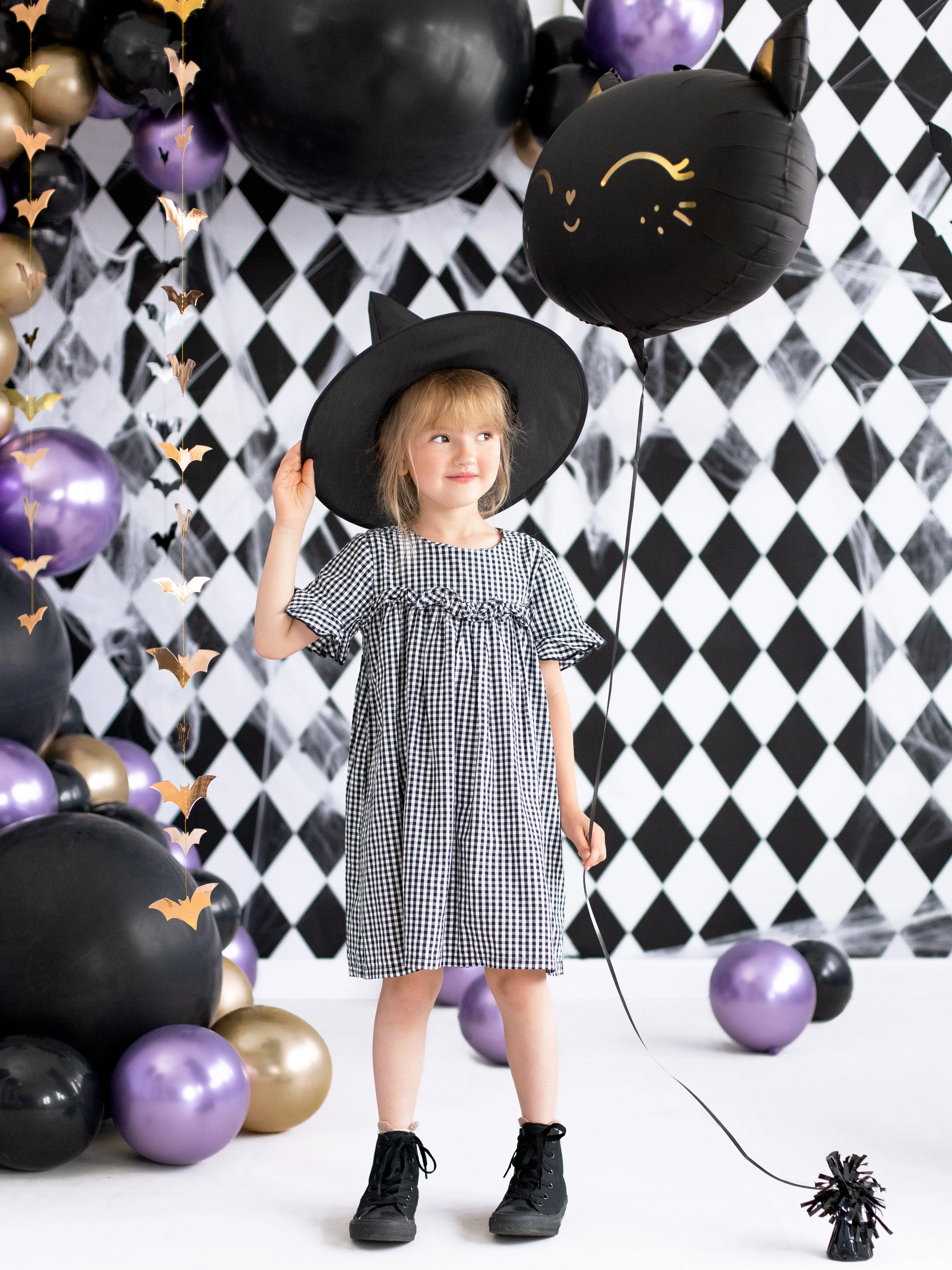 Black Cat Balloon 14in
