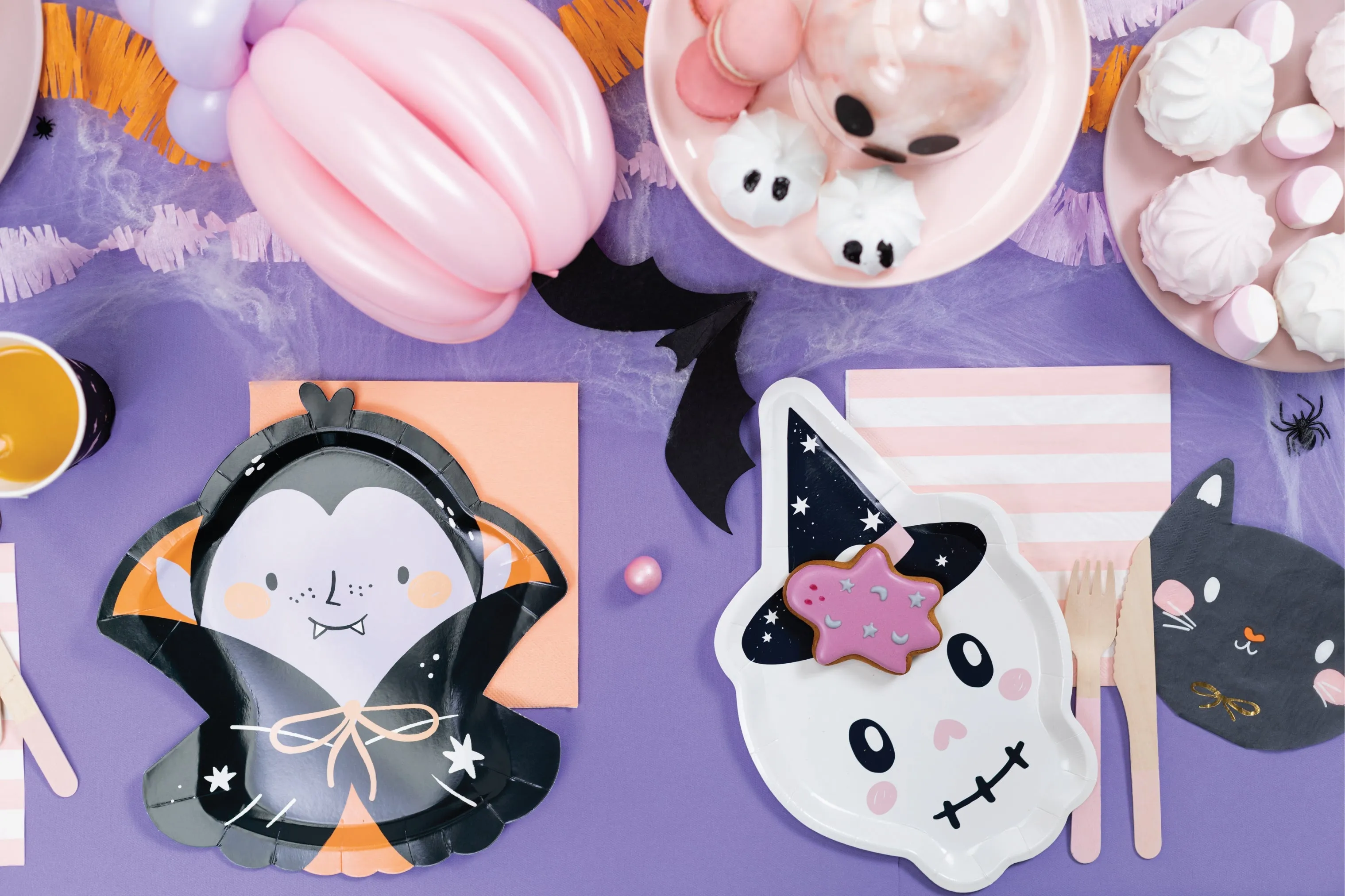 Black Cat Dessert Napkins 20ct