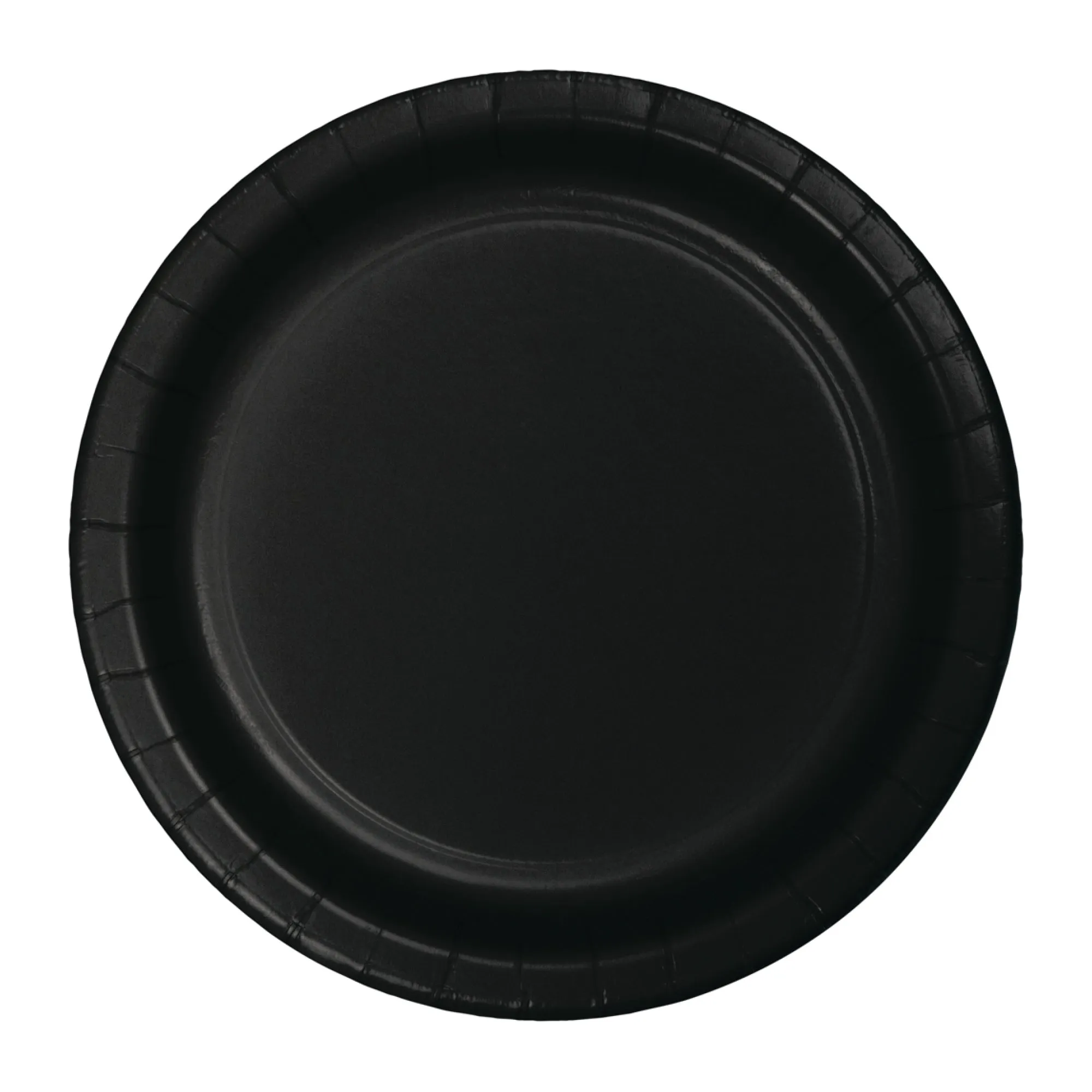 Black Paper Lunch Plates 8ct