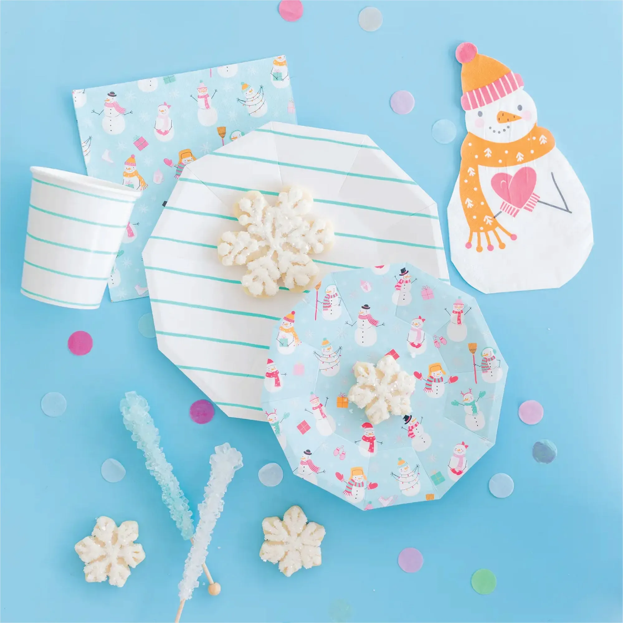 Blizzard Buddies Dessert Plates 8ct