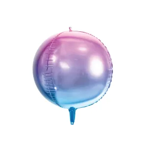 Blue & Purple Ombre Ball Balloon 14