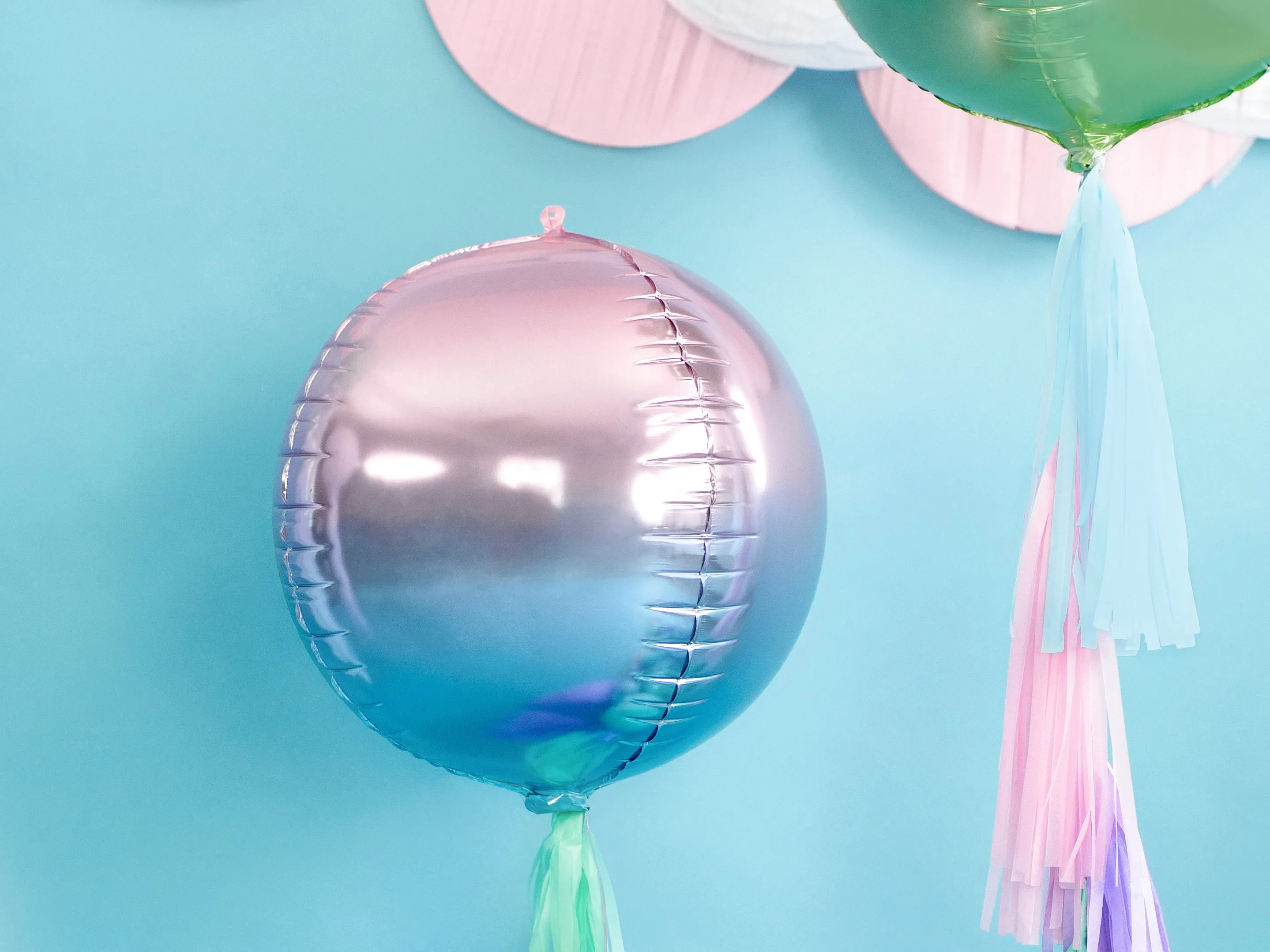 Blue & Purple Ombre Ball Balloon 14