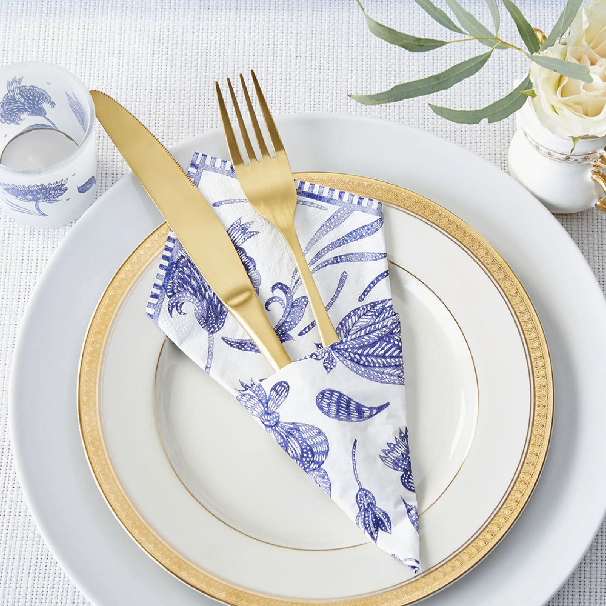 Blue Willow Lunch Napkins 30ct