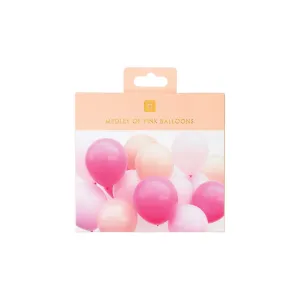 Blush and Pink Latex Balloons 16ct