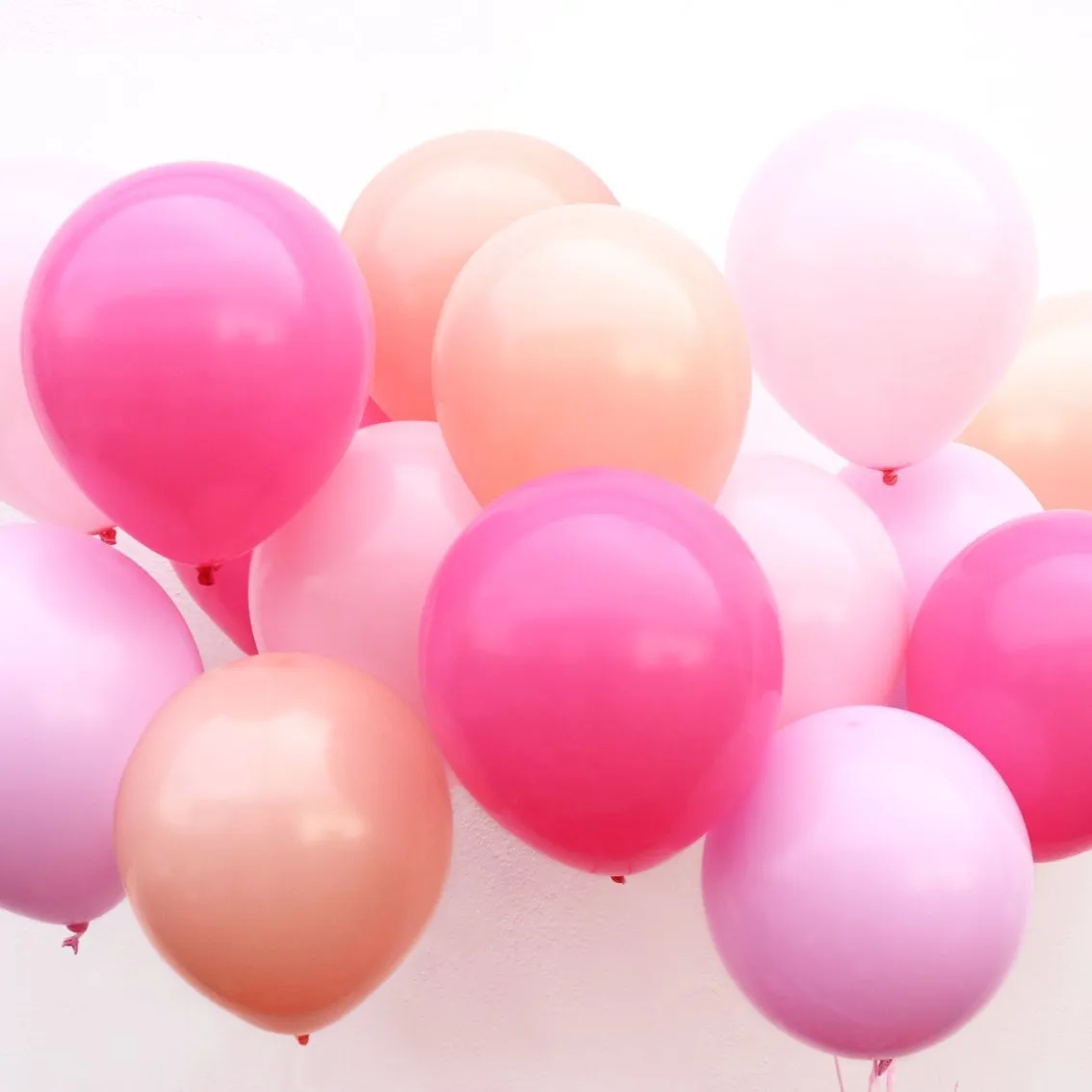Blush and Pink Latex Balloons 16ct