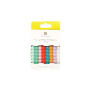 Bobble Multicolored Birthday Candles 8ct