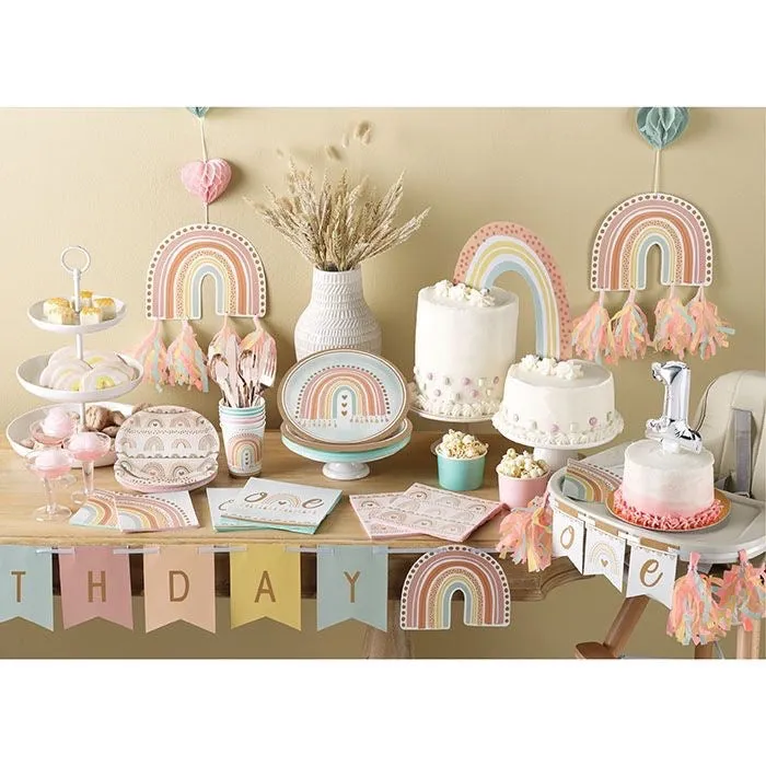 Boho Rainbow Hanging Decorations 2ct