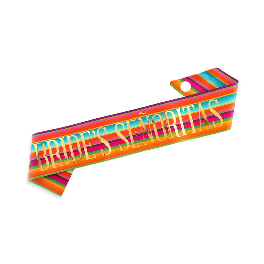 Bride's Seoritas Bachelorette Party Sash