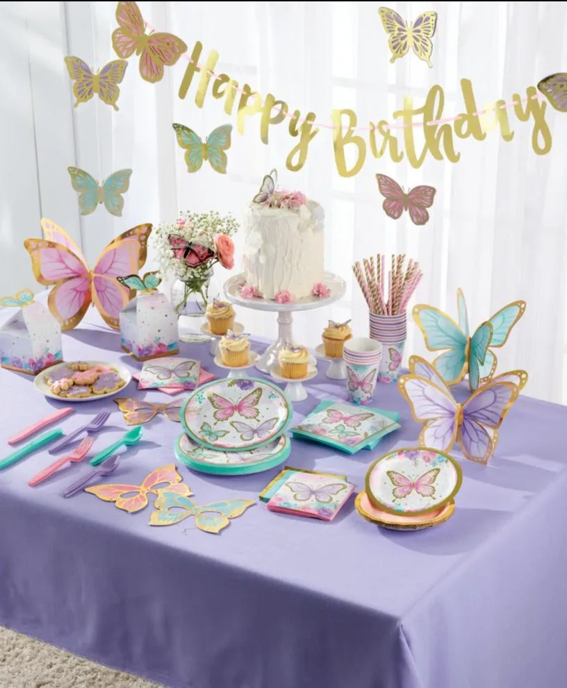 Butterfly Dessert Napkins 16ct