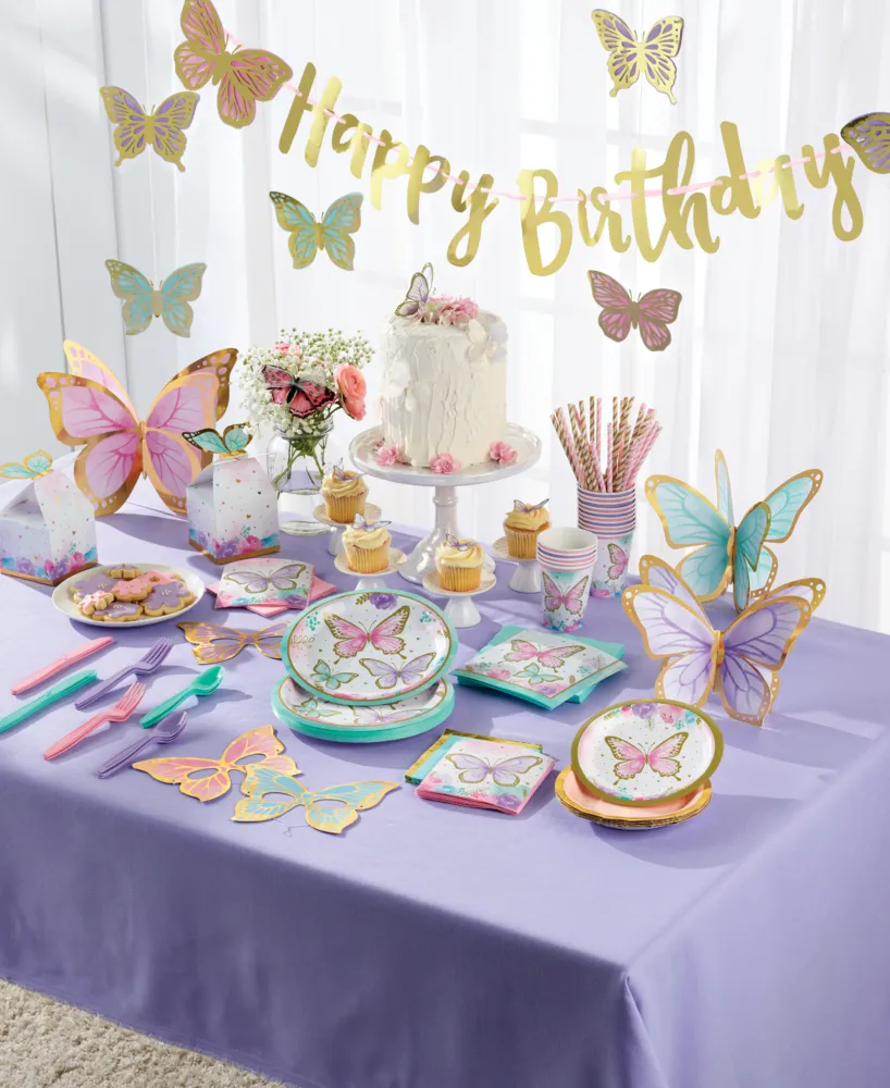 Butterfly Party Masks 8ct