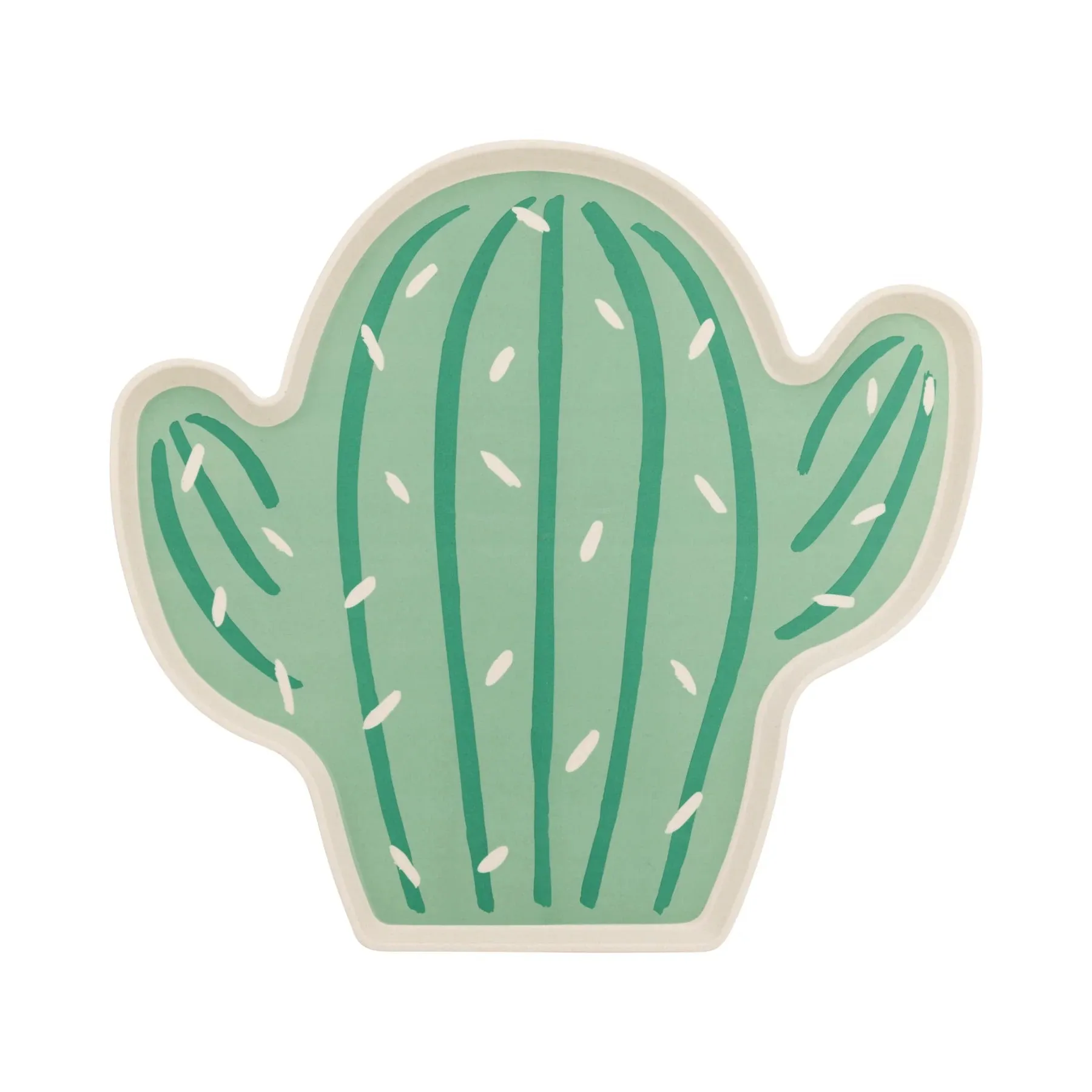 Cactus Bamboo Tray Set 2ct