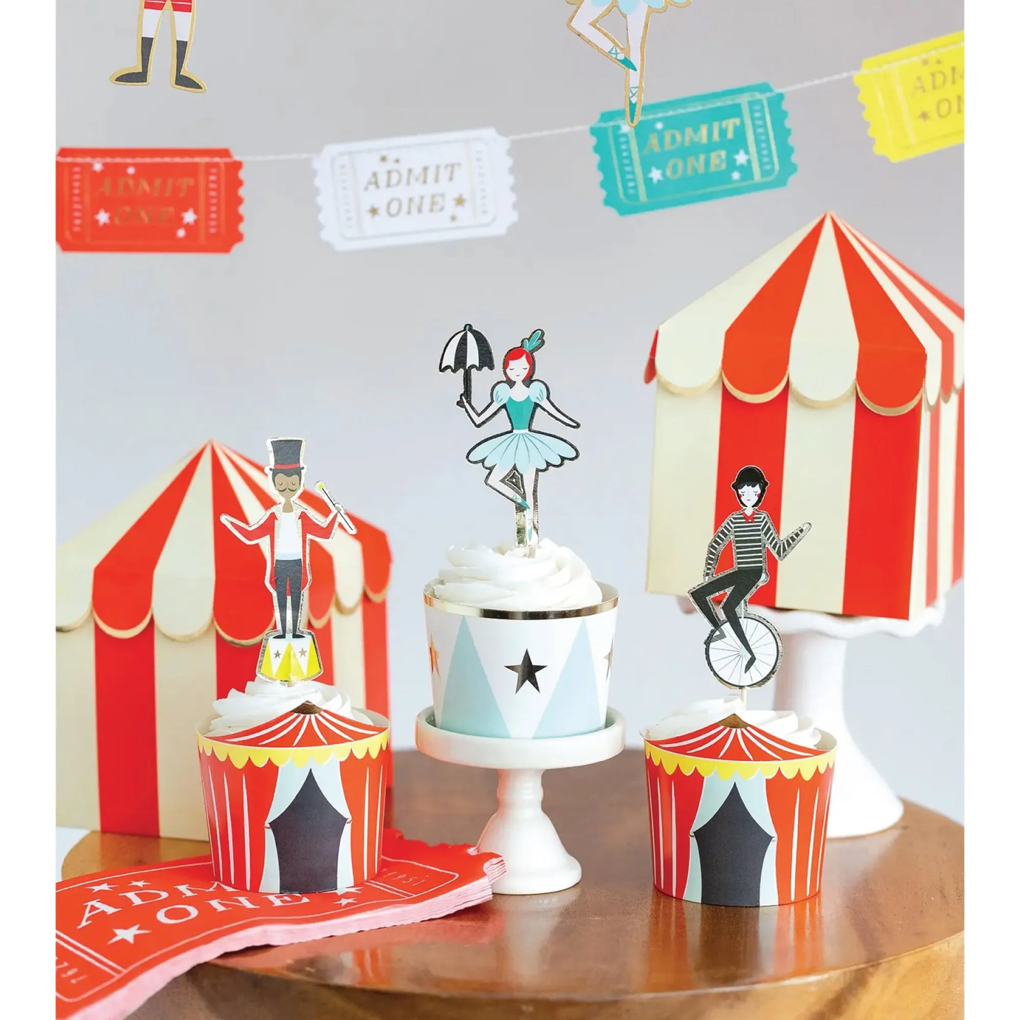Carnival Tent Treat Boxes 8ct