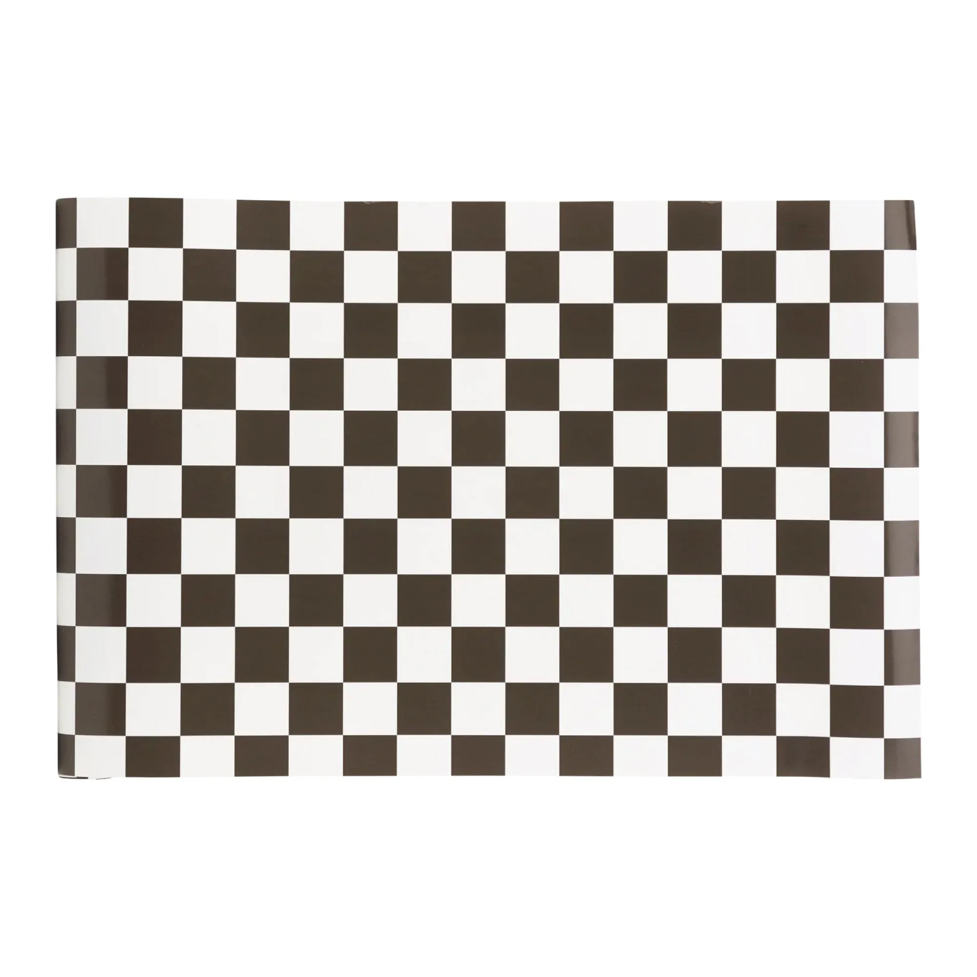 Checkered Race Flag Paper Table Runner