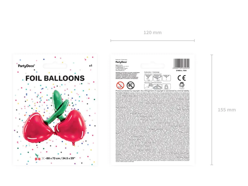 Cherry Foil Balloon 29in
