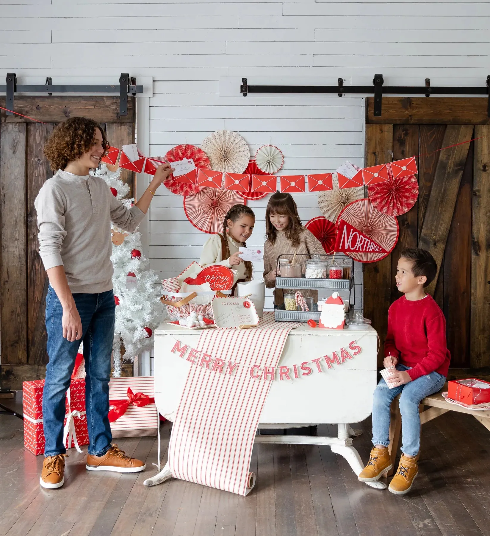 Christmas Advent Calendar Envelope Banner