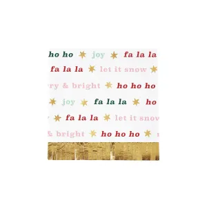 Christmas Cheer Dessert Napkins 20ct