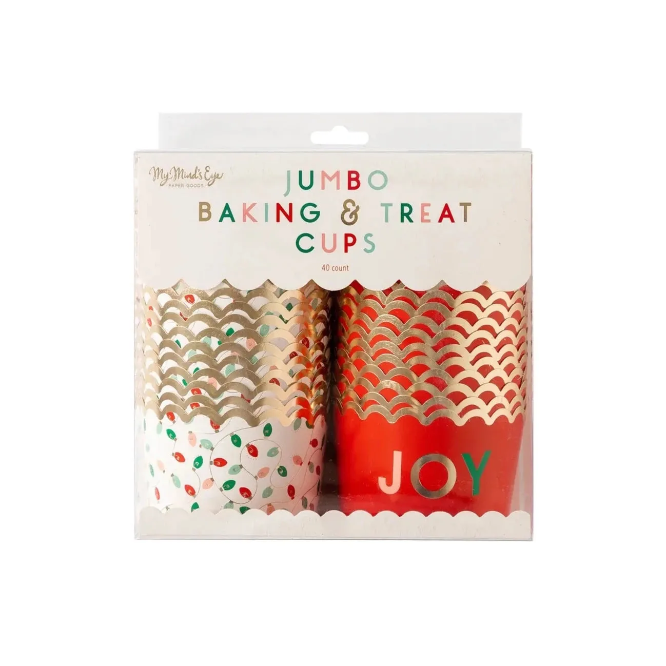 Christmas Lights Jumbo Food Cups 40ct
