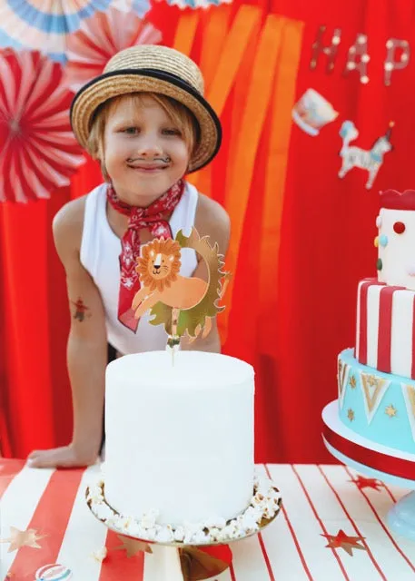 Circus Lion Cake Topper