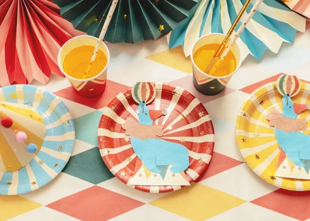 Circus Seal Dessert Napkins 12ct