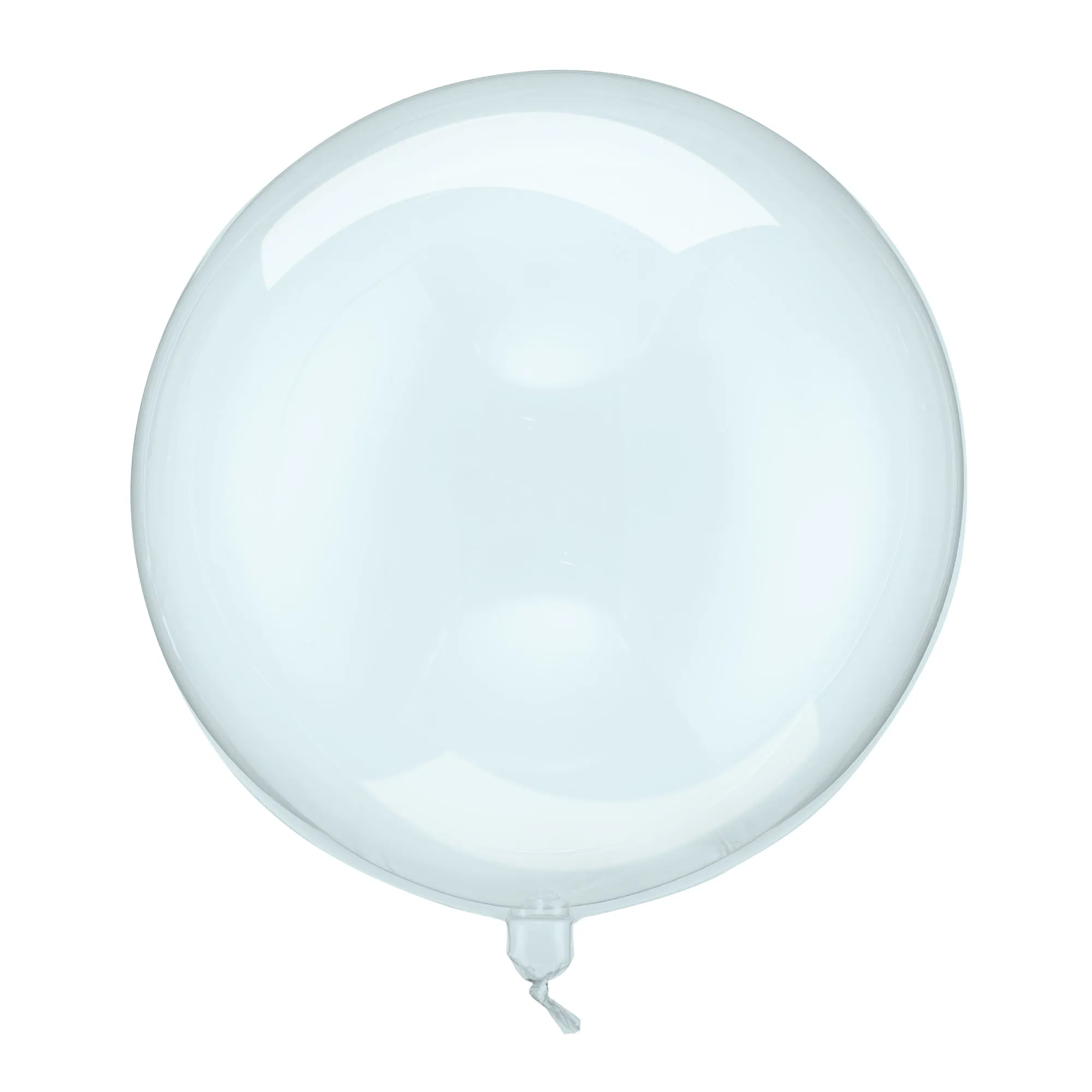 Clear Blue Sphere Balloon 15.7in