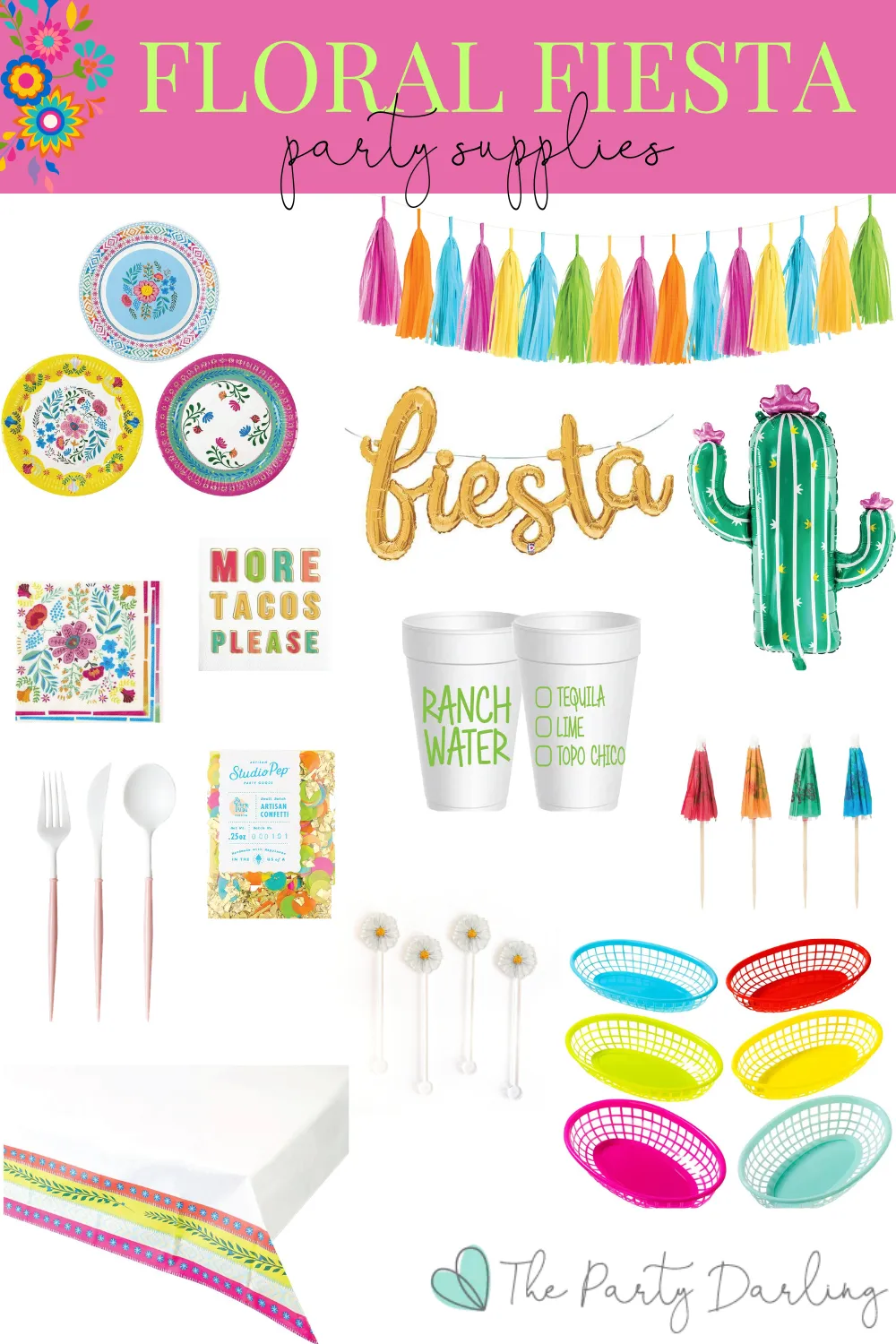 Cocktail Umbrella Party Picks