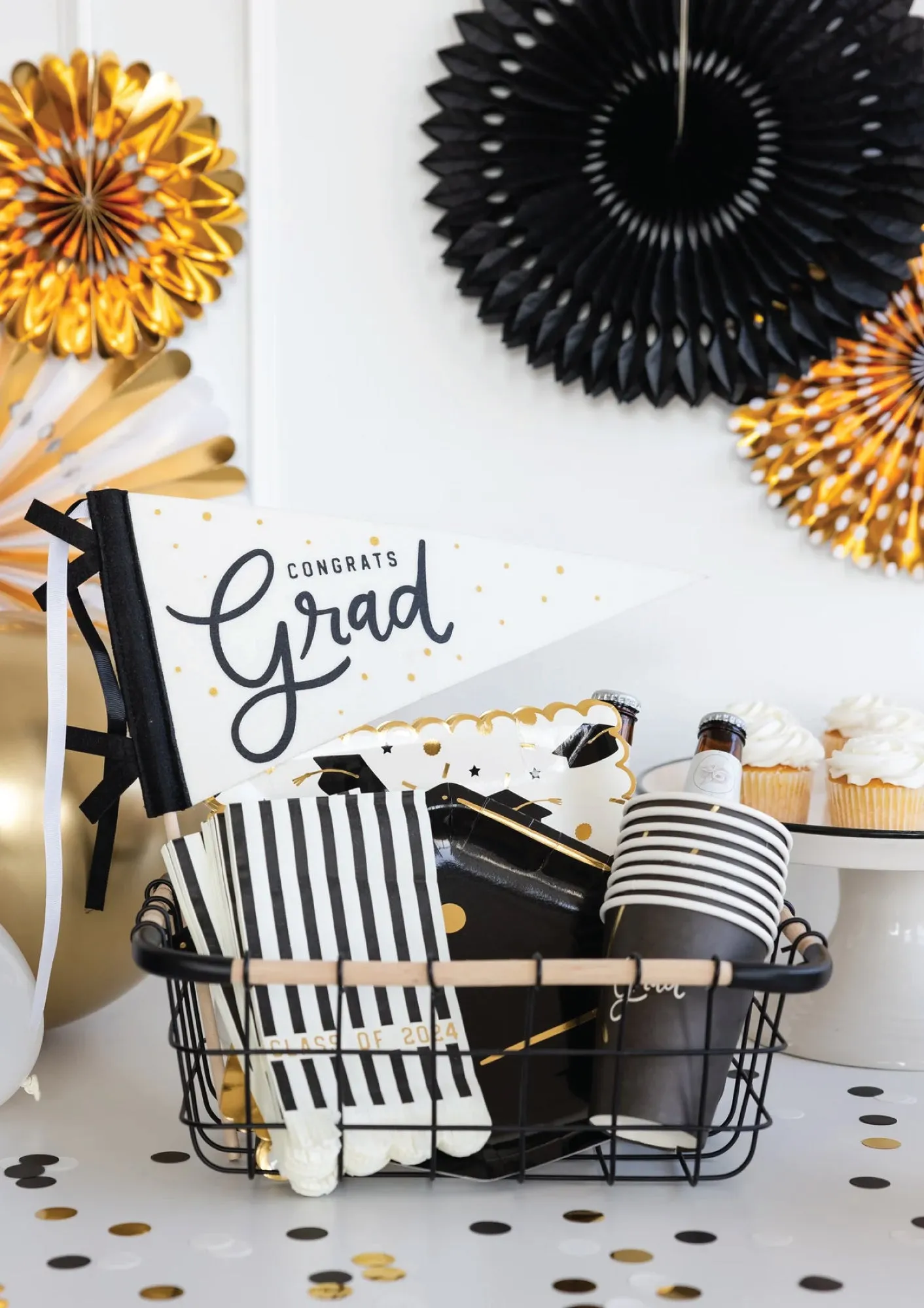 Congrats Grad Paper Cups 8ct