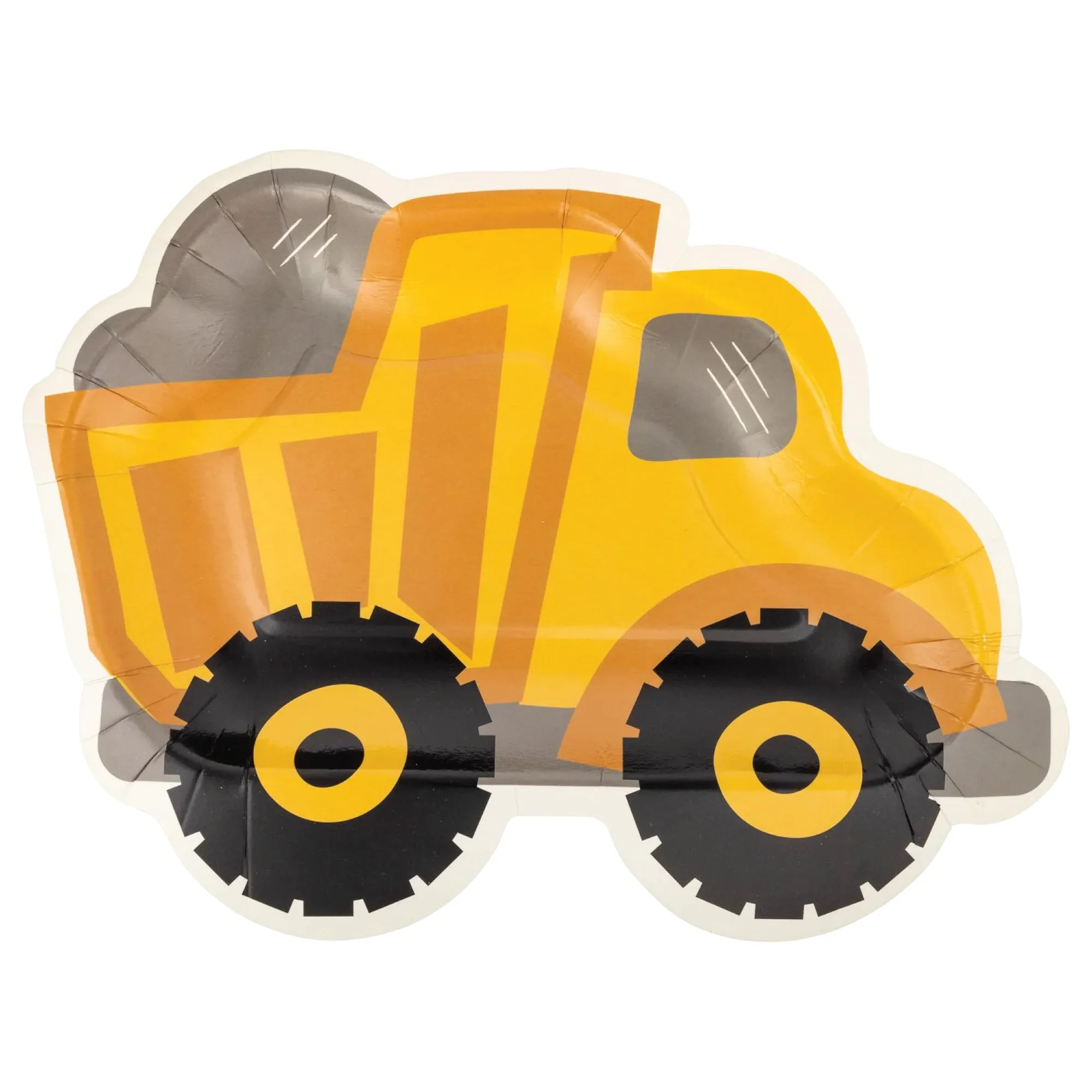Construction Dump Truck Lunch Plates 8ct