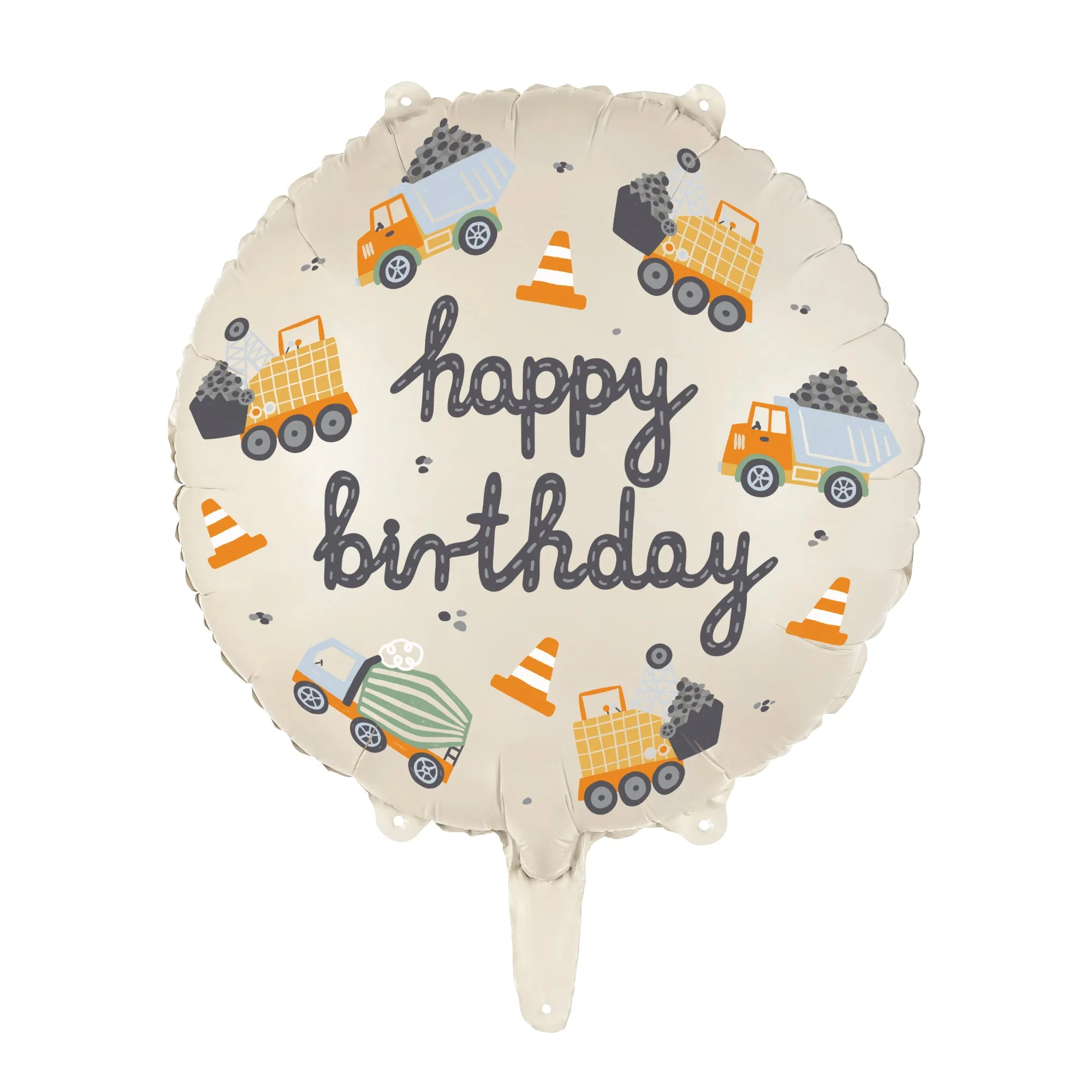 Construction Party Birthday Balloon 14in