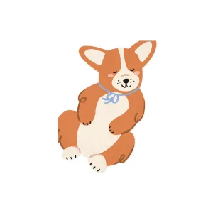 Corgi Dessert Napkins 12ct