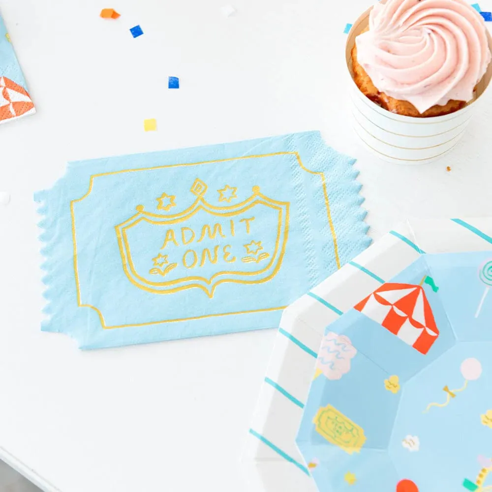 County Fair Admit One Lunch Napkins 16ct