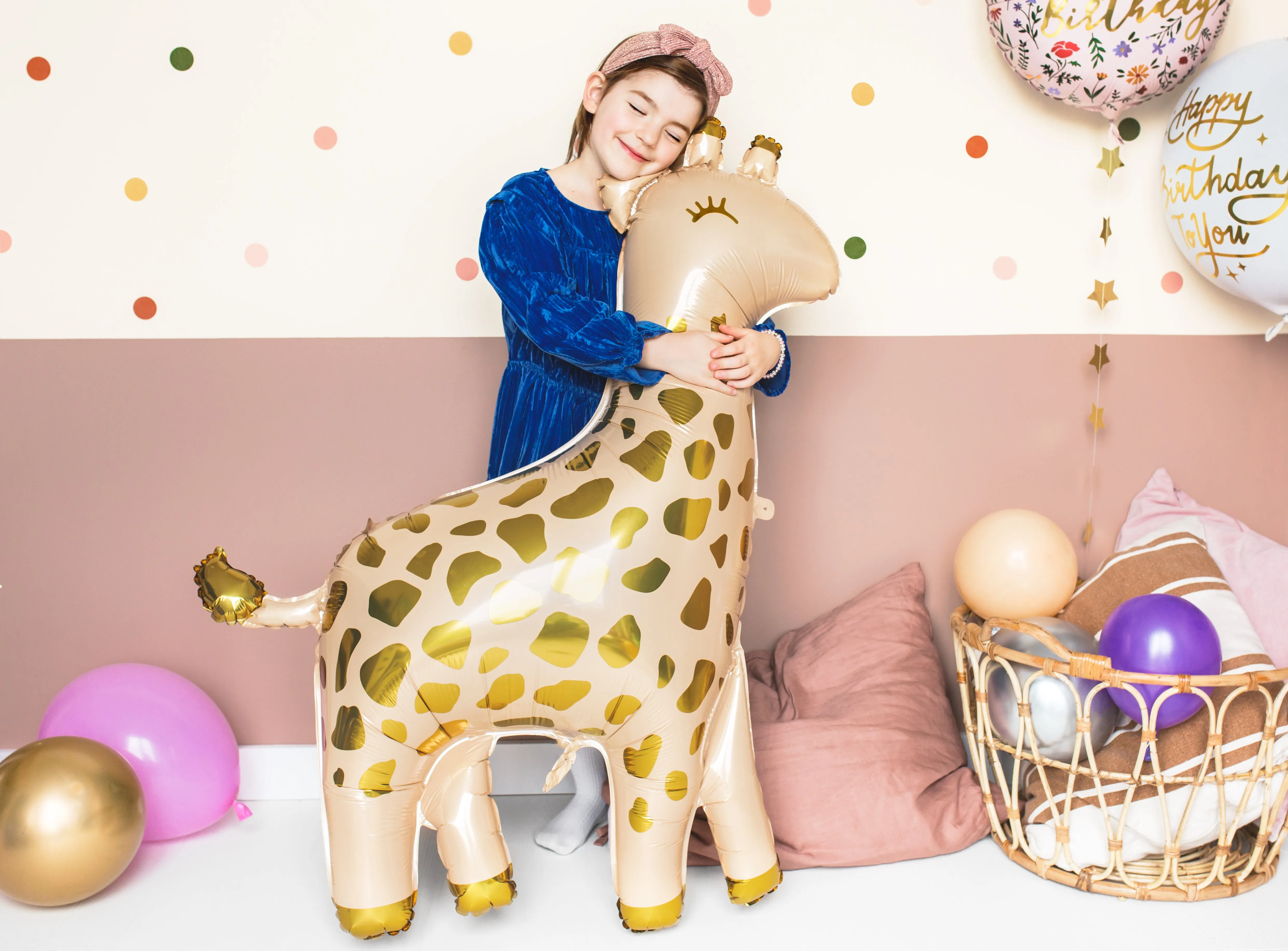Cute Giraffe Balloon 40in