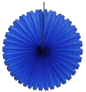 Dark Blue Tissue Paper Fan 13