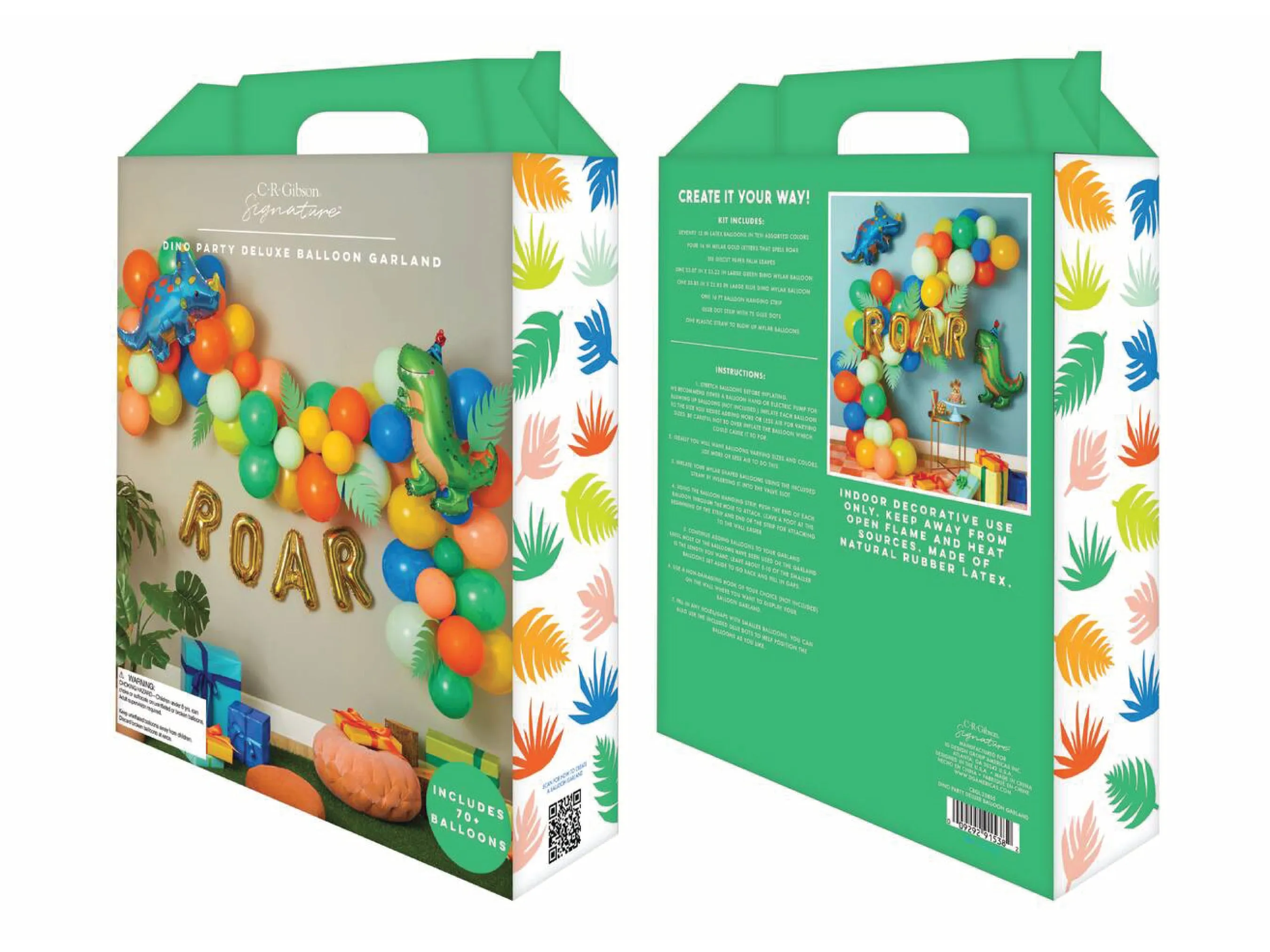 Dino Party Deluxe Balloon Garland Kit