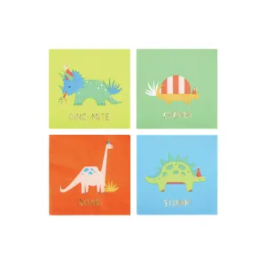 Dino Party Dessert Napkin Set 20ct