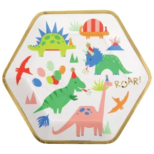 Dino Party Dinner Plates 8ct