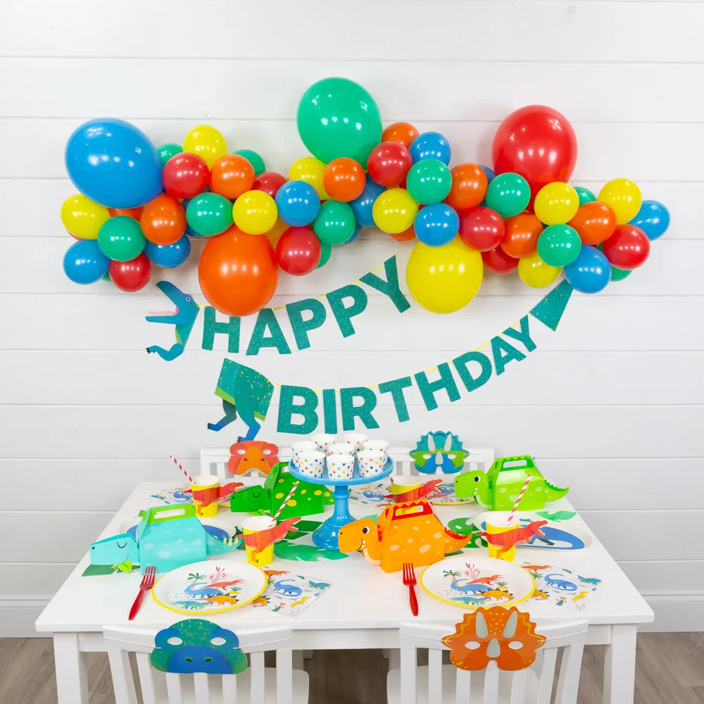 Dinosaur Party Balloon Garland Kit - 6ft.