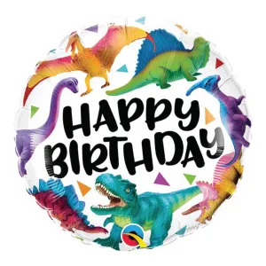 Dinosaurs Happy Birthday Balloon 18