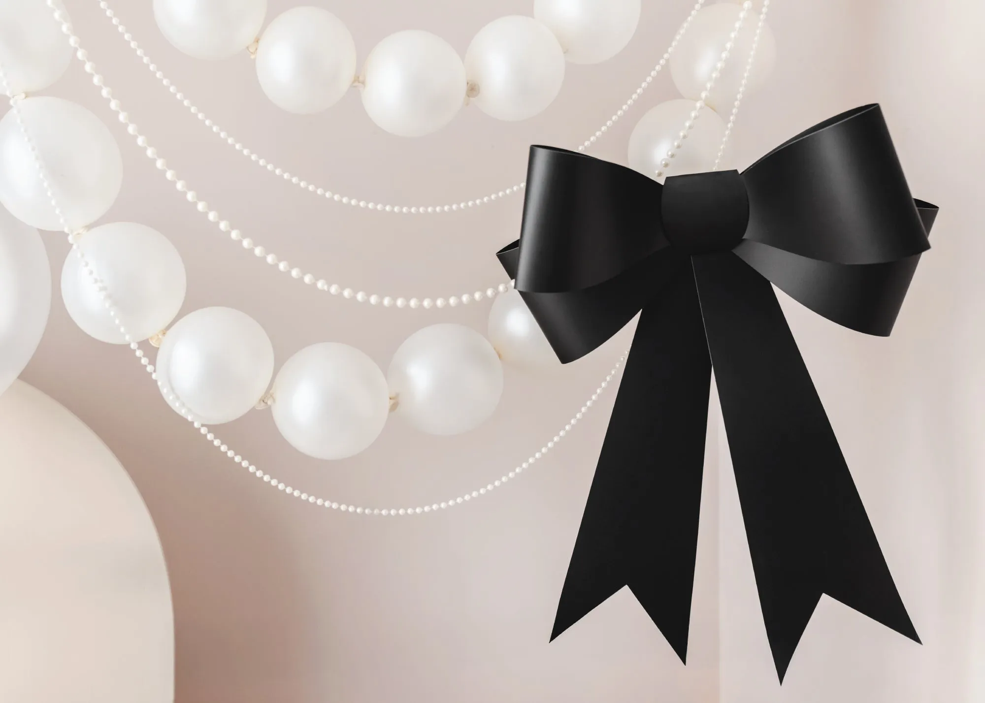 DIY Decorative Black Bow