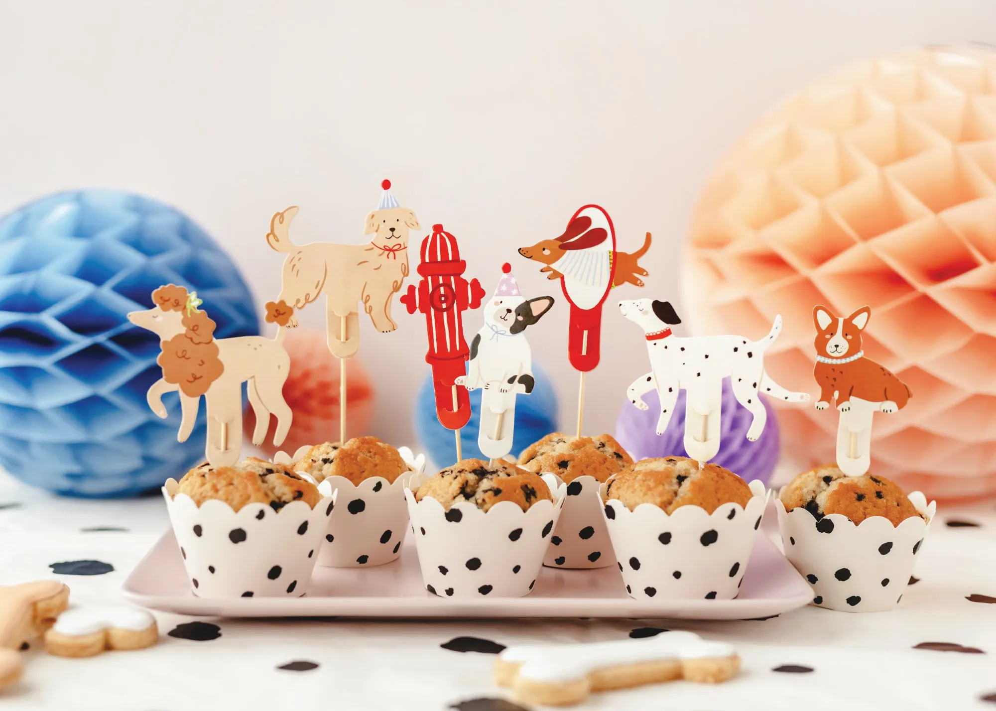 Dog Cupcake Toppers 7ct