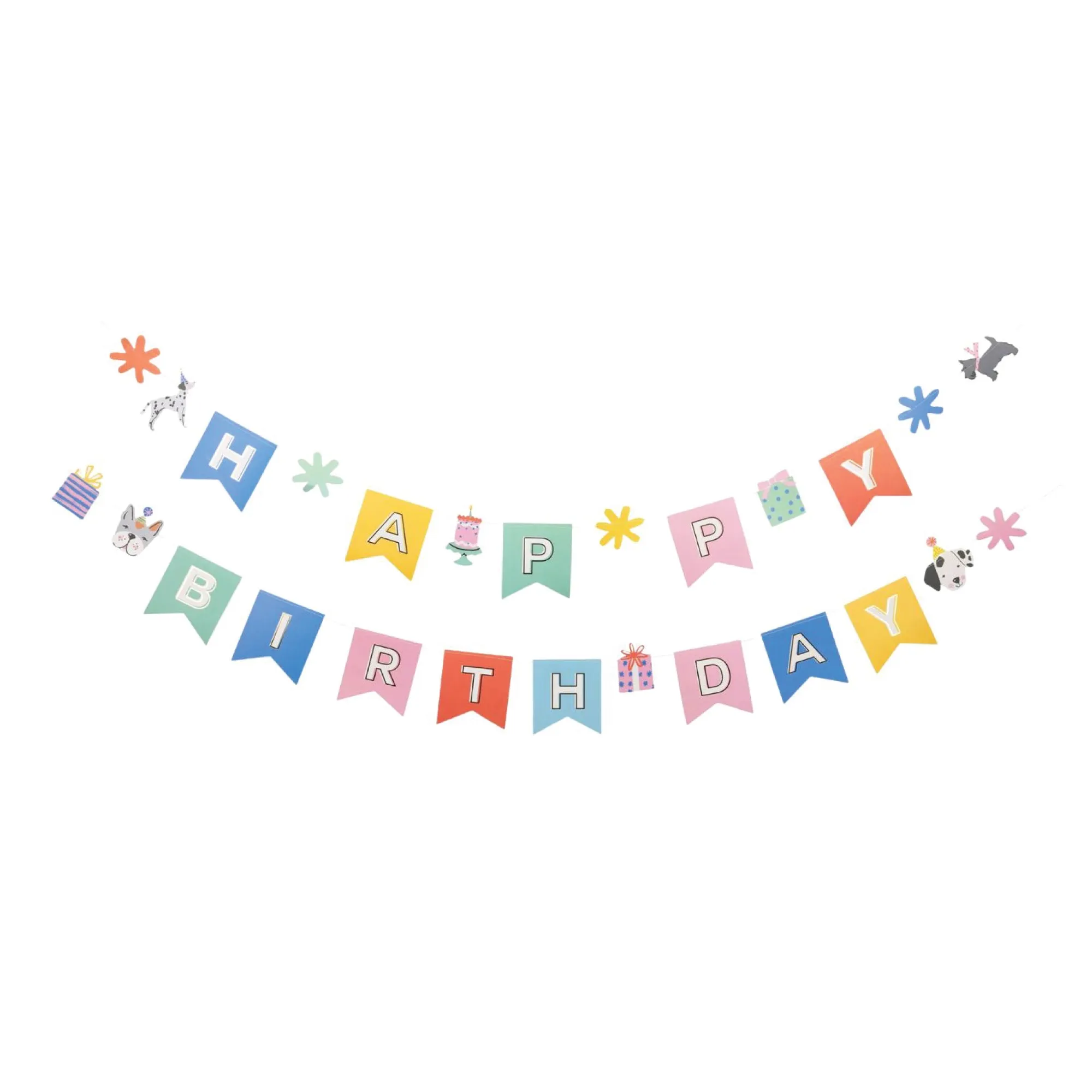 Dog Happy Birthday Banner Set 5ft