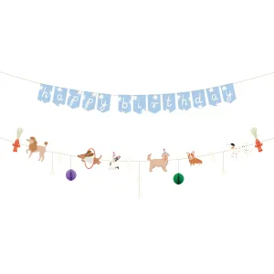 Dog Happy Birthday Banner Set 7ft