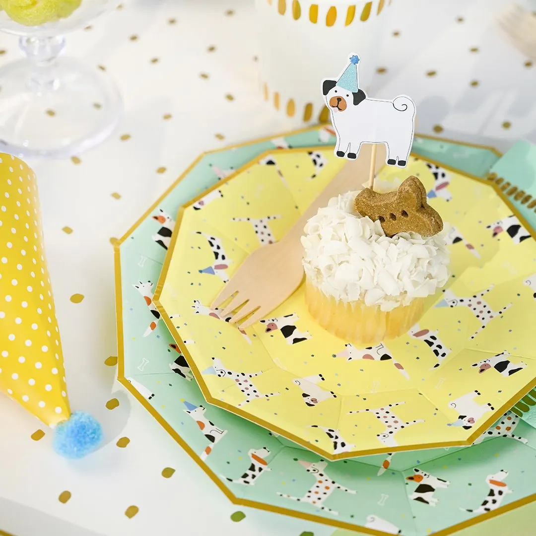 Dog Pawty Cupcake Picks