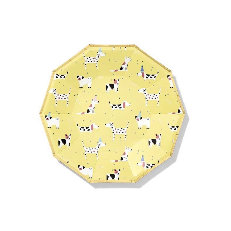 Dog Pawty Dessert Plates