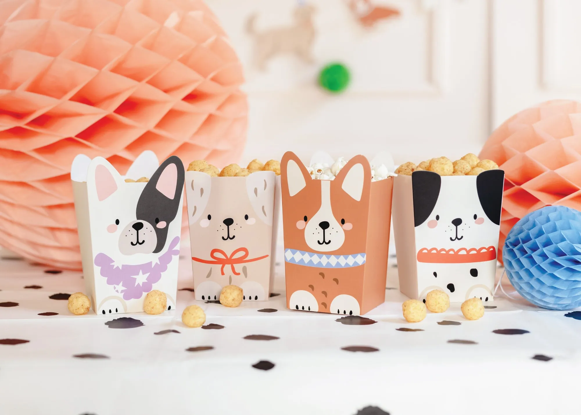 Dog Popcorn Boxes 6ct